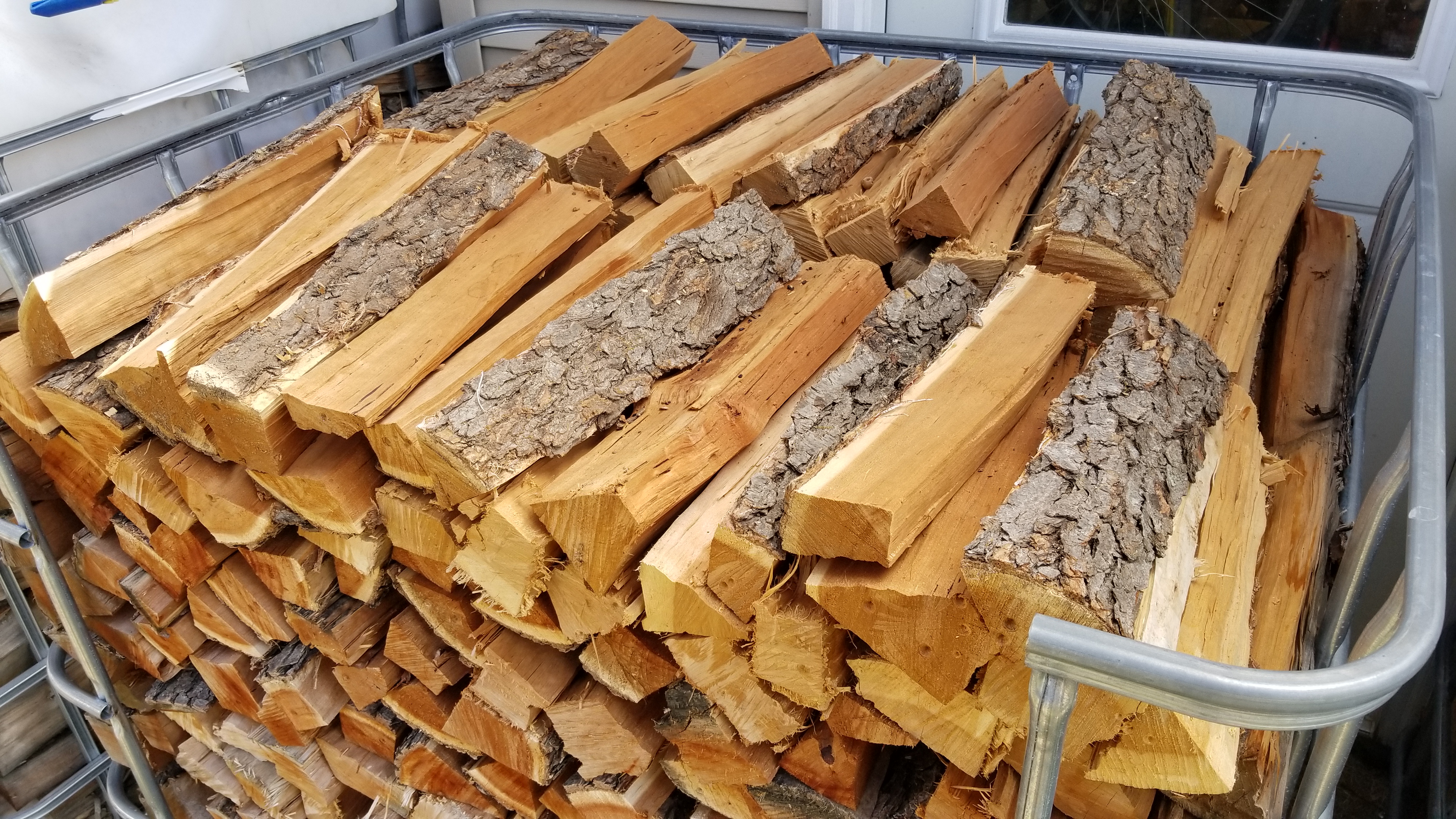 Premium cherry firewood for cooking